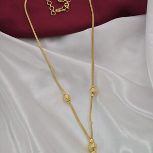 Premium foaming plain necklace