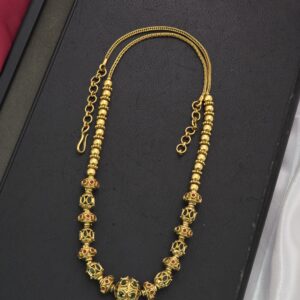  Premium quality kemp ball type necklace comes back chain