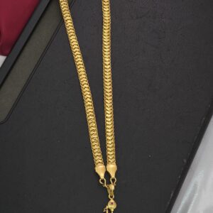 Premium foaming 32 inch Ruby peacock dollar chain 