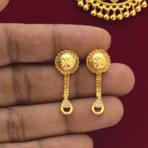 Premium foaming plain chain drops earing