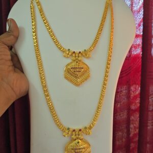 Premium foaming AD stone haram and necklace
