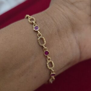 Premium impon ruby bracelet