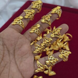  Premium foaming AD stone ring comes random