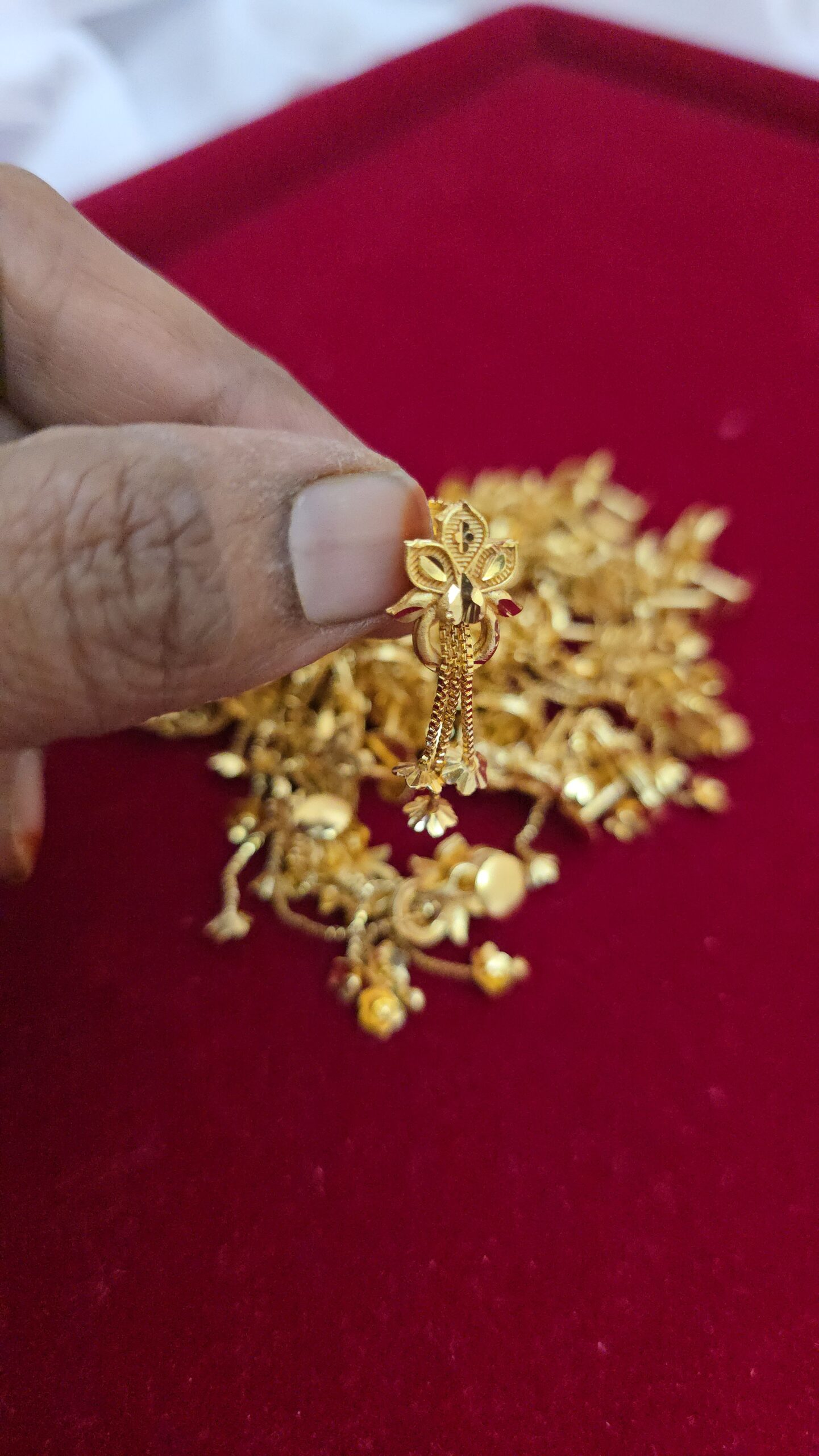 Premium Foaming plain chain drops earing