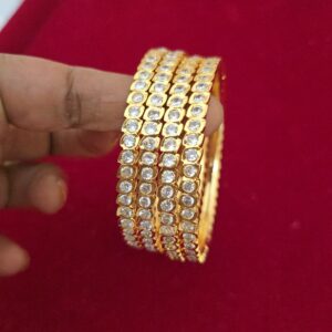 Premium pure impon AD stone bangle