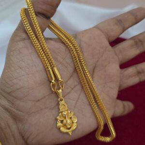 Premium foaming vinayagar dollar chain 18 inch
