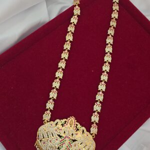  Premium impon AD stonec lakshmi dollar chain