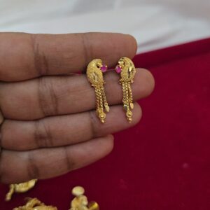 Premium foaming Chain drops earing