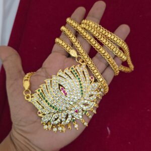 Premium impon 32 inch lotus dollar chain