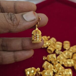 Premium foaming AD stone jhumka