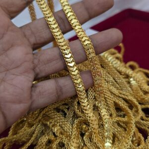 Premium quality foaming inch heart chain