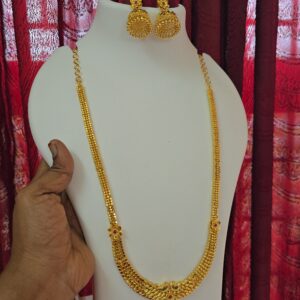 Premium foaming wedding haram with jhumka