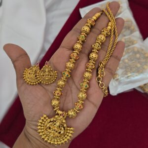 Premium mat lakshmi haram with stud