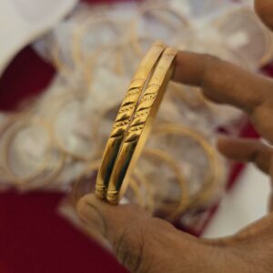 Premium pure impon plain bangle