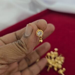 Premium foaming AD stone drops earing