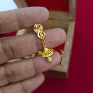 Premium foaming  AD stone chain drops earing