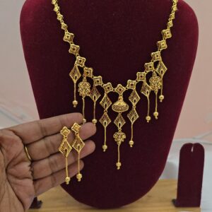 Premium turkish necklace with earing