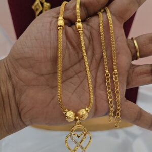 Premium foaming AD stone infinity necklace