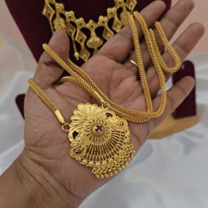Premium foaming ruby 32 inch dollar chain