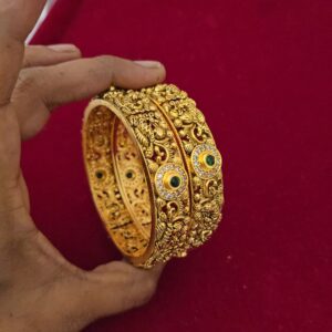 Premium MAT bangle with AD stone