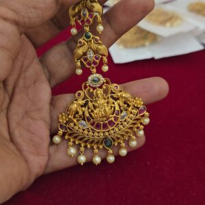 Premium MAT hair accesrries with AD stone