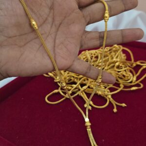 Premium foaming plain necklace 