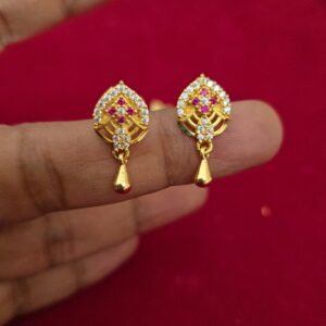 Premium foaming AD stone drops earing