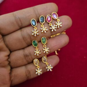 Premium  foaming ad stone drops earing