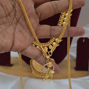  Premium foaming 32 inches AD stone OM dollar chain