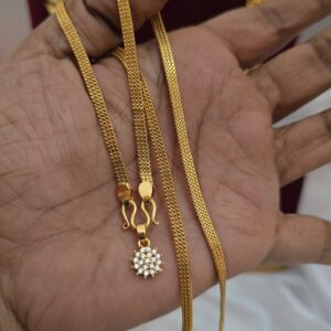  Premium foaming AD  stone dollar chain