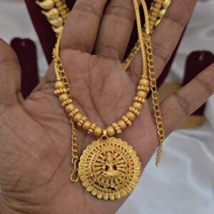 Premium foaming  lakshmi necklace