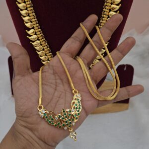  Premium impon ad stone  28inch dollar chain