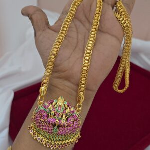  Premium foaming ad stone 28inch  lakshmi dollar chain 