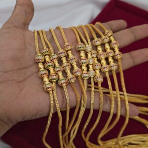 Premium foaming ad stone mugappu chain 