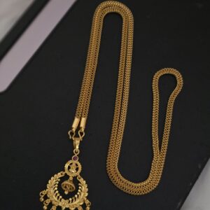  Premium foaming ad stone 30 inch lakshmi dollar chain 