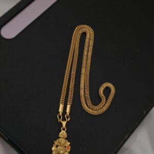 Premium foaming AD stones 18 inch vinayagar dollar chain