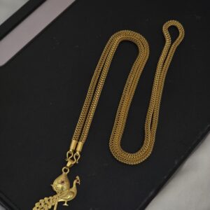 Premium foaming 30 inch peacock dollar chain 
