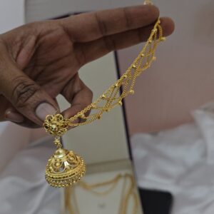 Premium foaming jhumka with mattal