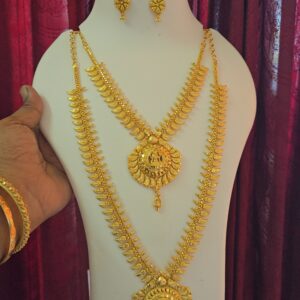 Premium foaming lakshmi  combo set with stud 