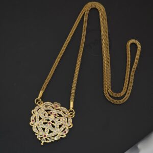 premium impon ad stone 32 inch dollar chain 