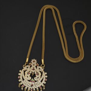 premium impon ad stone 32 inch dollar chain