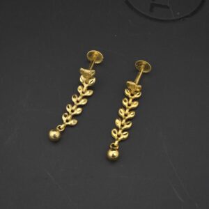 premium foaming chain drops earing