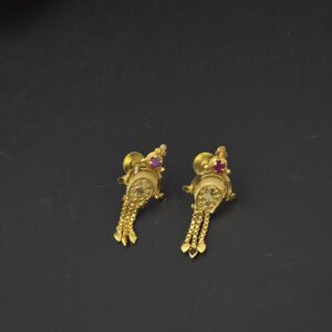 premium foaming ad stone chain drops earing