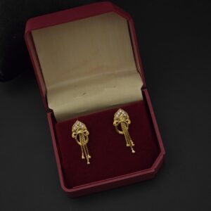 premium foaming ad stone chain drops earing