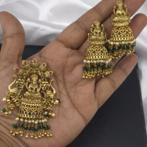 premium MAT lakshmi dollar with  jhumka