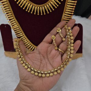 Premium Matt necklace with earing