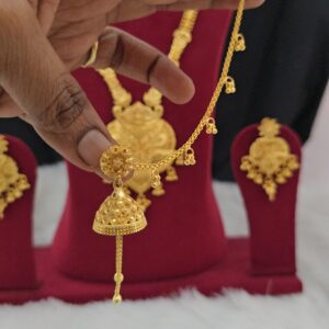 Premium foaming jhumka with mattal 