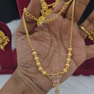 premium impon ad stone necklace 