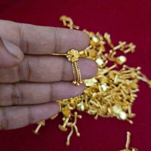 Premium foaming flower type chain drops earing