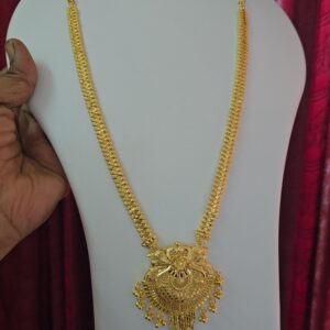 premium foaming  Peacock haram with earing 